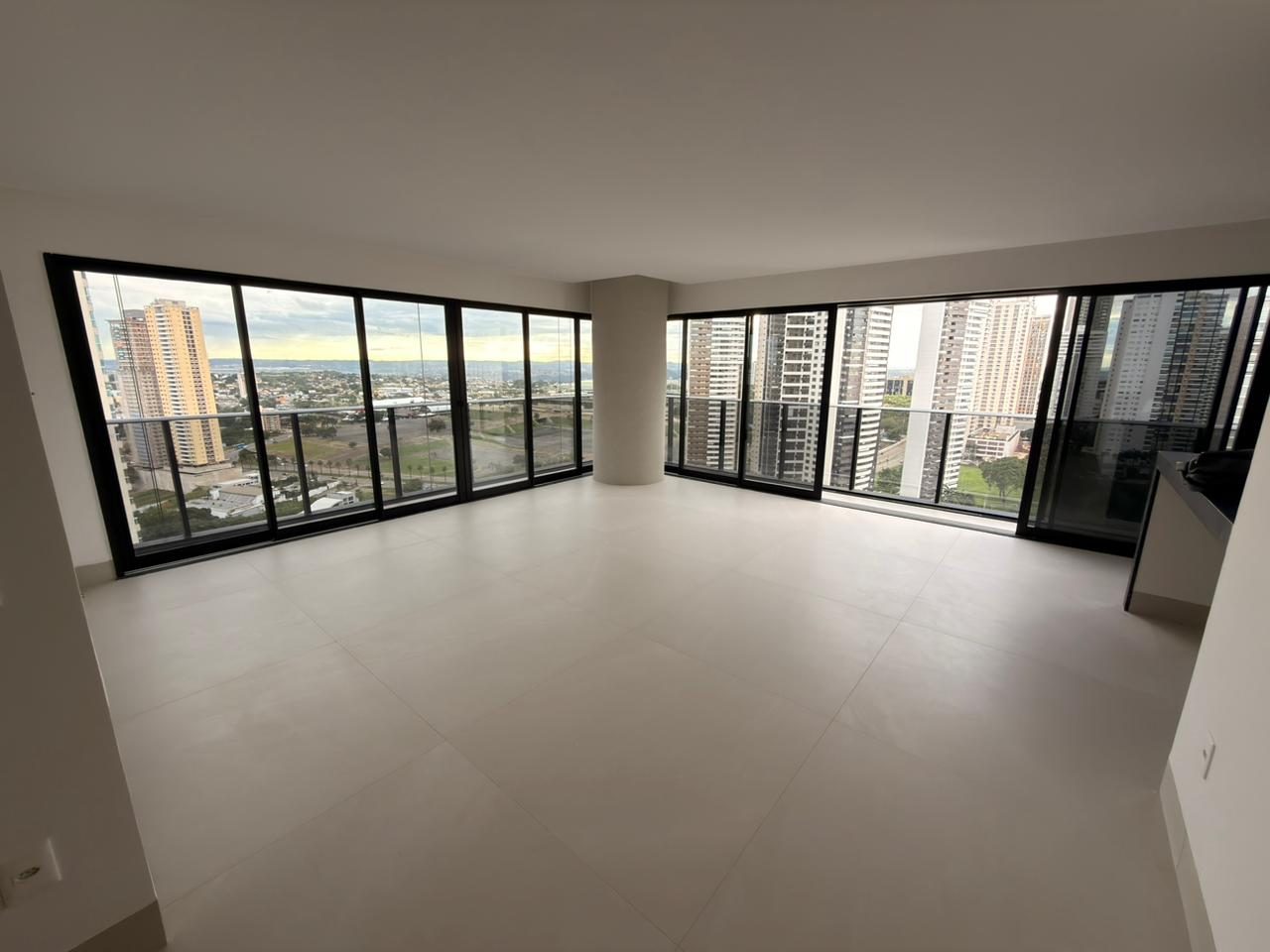 Sala integrada à cozinha